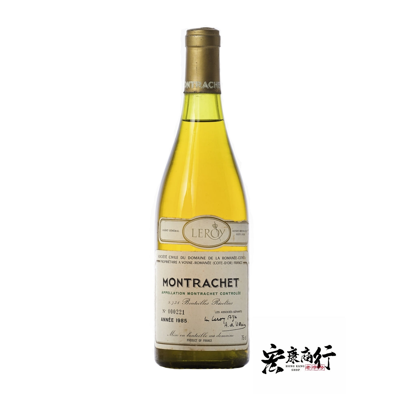 高價收購DRC系列紅酒：回收羅曼尼·康帝蒙哈榭特級園Montrachet 1985 年份葡萄酒 - 紅酒價格咨詢