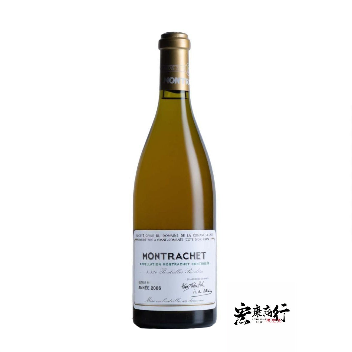 香港葡萄酒蒙哈榭 Montrachet 2006年回收市場價格評估